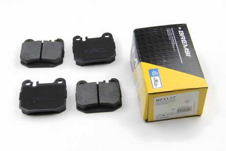 Задние тормозные колодки MB M-class (W163) 98-05 (ATE), Bremsi (BP3177)