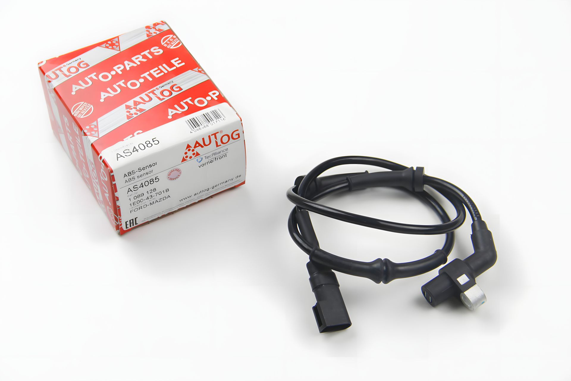 Передній датчик ABS Ford FIESTA IV, PUMA/ Mazda 121 III 1.2-1.8D 95-, AUTLOG (AS4085) Передній датчик ABS Ford FIESTA IV, PUMA/ Mazda 121 III 1.2-1.8D 95-, AUTLOG (AS4085)