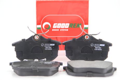 Задние тормозные колодки Carisma 95-06/Colt 04-12, TRW, GOODREM (RM1382) Задние тормозные колодки Carisma 95-06/Colt 04-12, TRW, GOODREM (RM1382)
