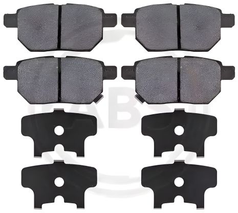 Колодки задні гальмівні Toyota Corolla/Yaris 05- (37580) A.B.S. для надійного гальмування