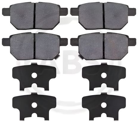 Колодки задні гальмівні Toyota Corolla/Yaris 05- (37580) A.B.S. для надійного гальмування