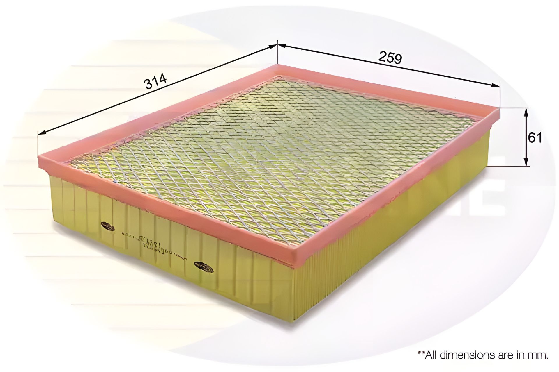 Повітряний фільтр VW AMAROK, COMLINE (EAF830) Повітряний фільтр VW AMAROK, COMLINE (EAF830)