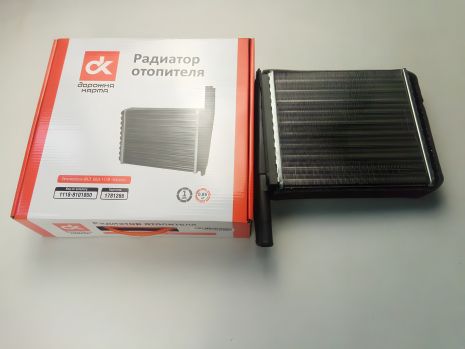 Радіатор обігрівача ВАЗ 1118 алюм., ''Дорожня карта'' (1118-8101060) (DK1118-8101060) Радіатор обігрівача ВАЗ 1118 алюм., ''Дорожня карта'' (1118-8101060) (DK1118-8101060)