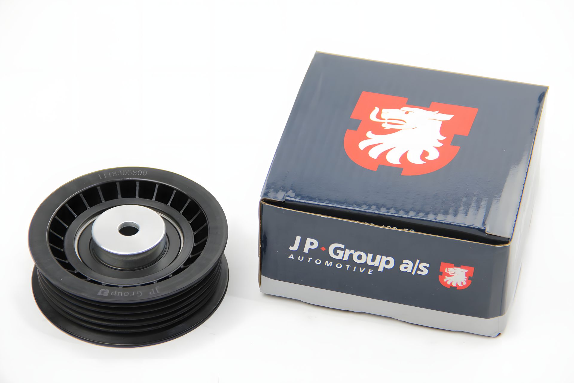 Ролик натяжного ременя генератора Crafter 2.5TDI 06- (струмковий), JP Group (1118303800) Ролик натяжного ременя генератора Crafter 2.5TDI 06- (струмковий), JP Group (1118303800)
