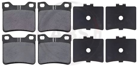 Тормозные колодки PEUGEOT 406 задние , A.B.S. (36975)