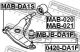 Опора шаровая (передняя/снизу) Mitsubishi Carisma 99-06, FEBEST (0420DA1F)