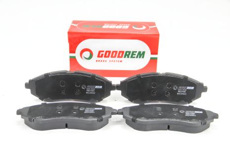 Передні колодки гальмівні Aveo 11- (Akebono) (133,2x49x17,5), GOODREM (RM1500)