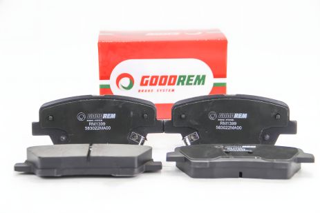 Задні гальмівні колодки Santa Fe II/III 06-/Sorento II/III 09-, GOODREM (RM1399) Задні гальмівні колодки Santa Fe II/III 06-/Sorento II/III 09-, GOODREM (RM1399)