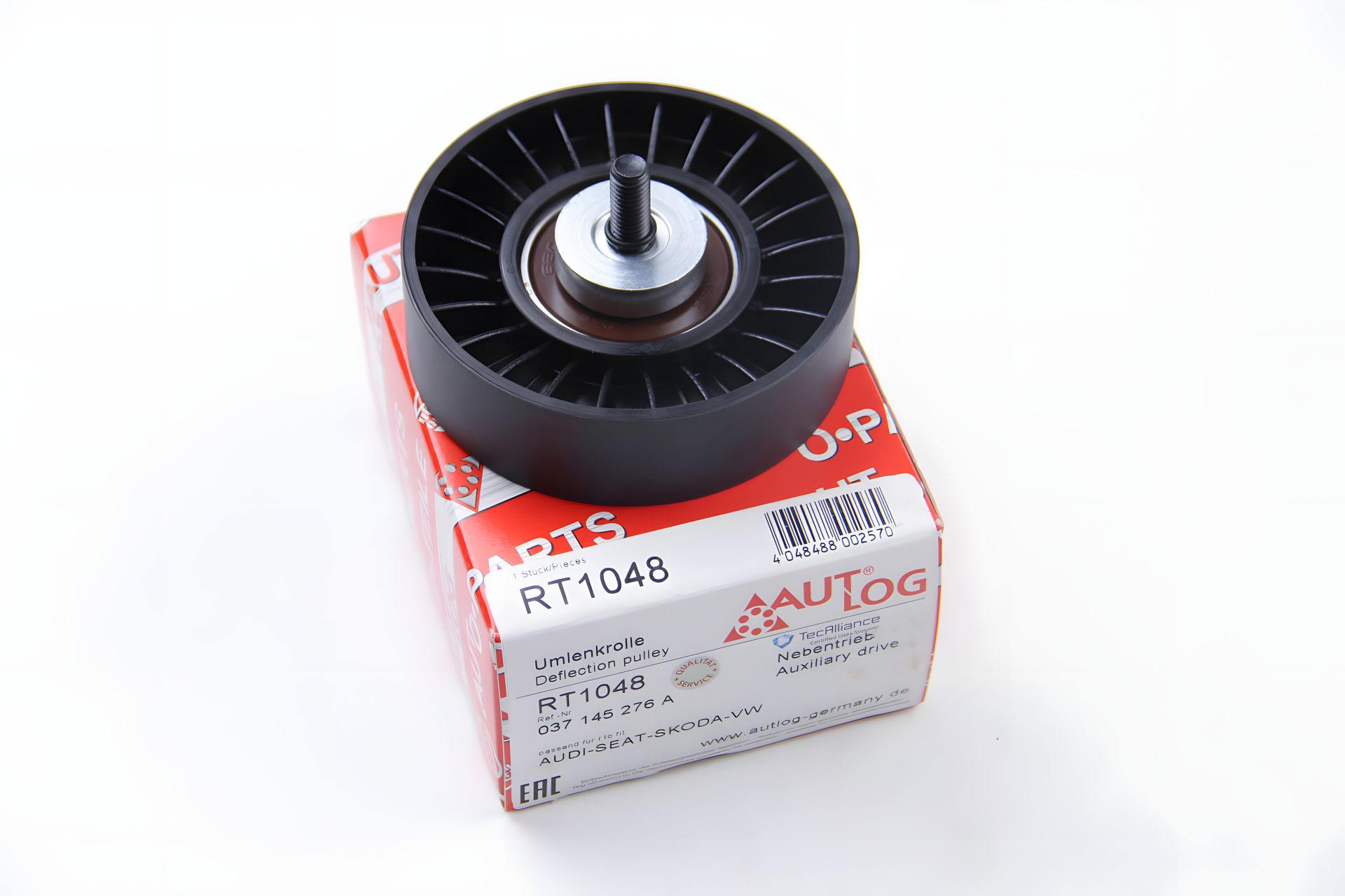 Гладкий ролик 2.4D/2.5TDI/1.8/2.0/2.5 T4/LT II/Golf III/Passat B3 (направ), AUTLOG (RT1048) Гладкий ролик 2.4D/2.5TDI/1.8/2.0/2.5 T4/LT II/Golf III/Passat B3 (направ), AUTLOG (RT1048)