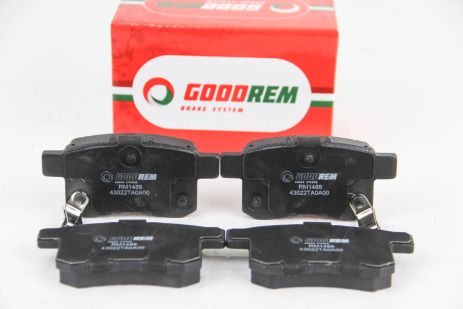 Колодки задні гальмівні Honda Accord VIII 08- (nissin), GOODREM (RM1488)