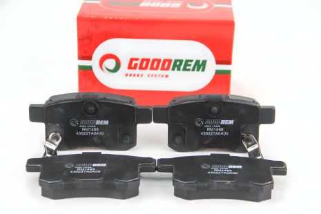 Гальмівні колодки задні GOODREM Honda Accord VIII 08- (nissin) (RM1488)