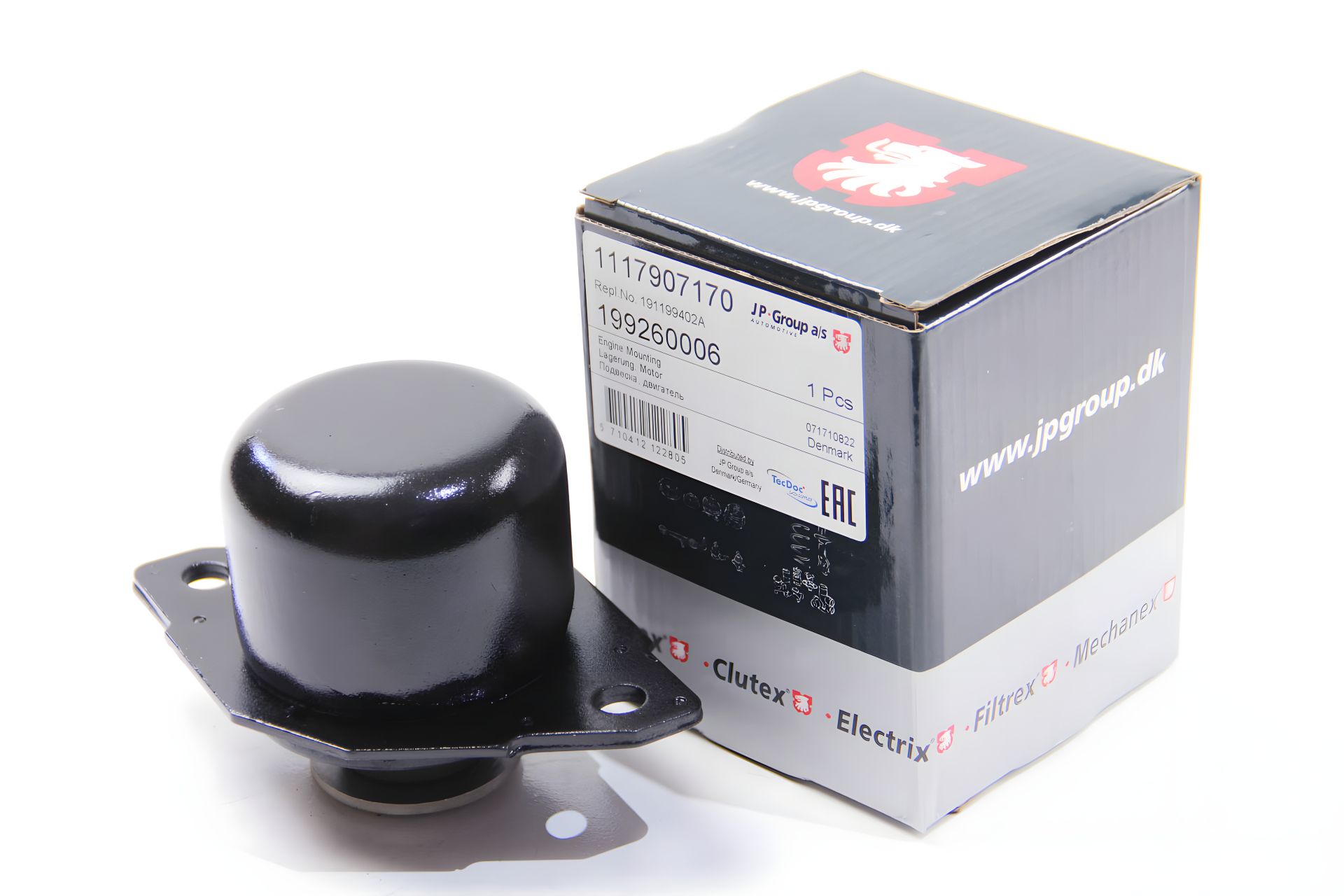 Ліва подушка двигуна Golf /Jetta 83-92, JP Group (1117907170) Ліва подушка двигуна Golf /Jetta 83-92, JP Group (1117907170)