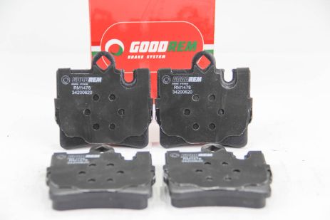 Колодки задні гальмівні MB W220/C215 98- (ATE), GOODREM (RM1478)
