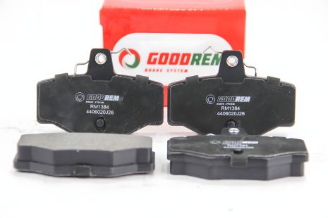 Задні гальмівні колодки Almera/Primera 96-06, GOODREM (RM1384)