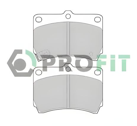 Комплект тормозных колодок, дисковый тормоз KIA RIO, MAZDA DEMIO, PROFIT (50000715) Комплект тормозных колодок, дисковый тормоз KIA RIO, MAZDA DEMIO, PROFIT (50000715)