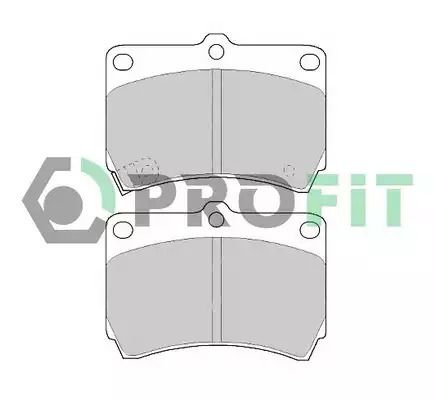 Комплект тормозных колодок, дисковый тормоз KIA RIO, MAZDA DEMIO, PROFIT (50000715)