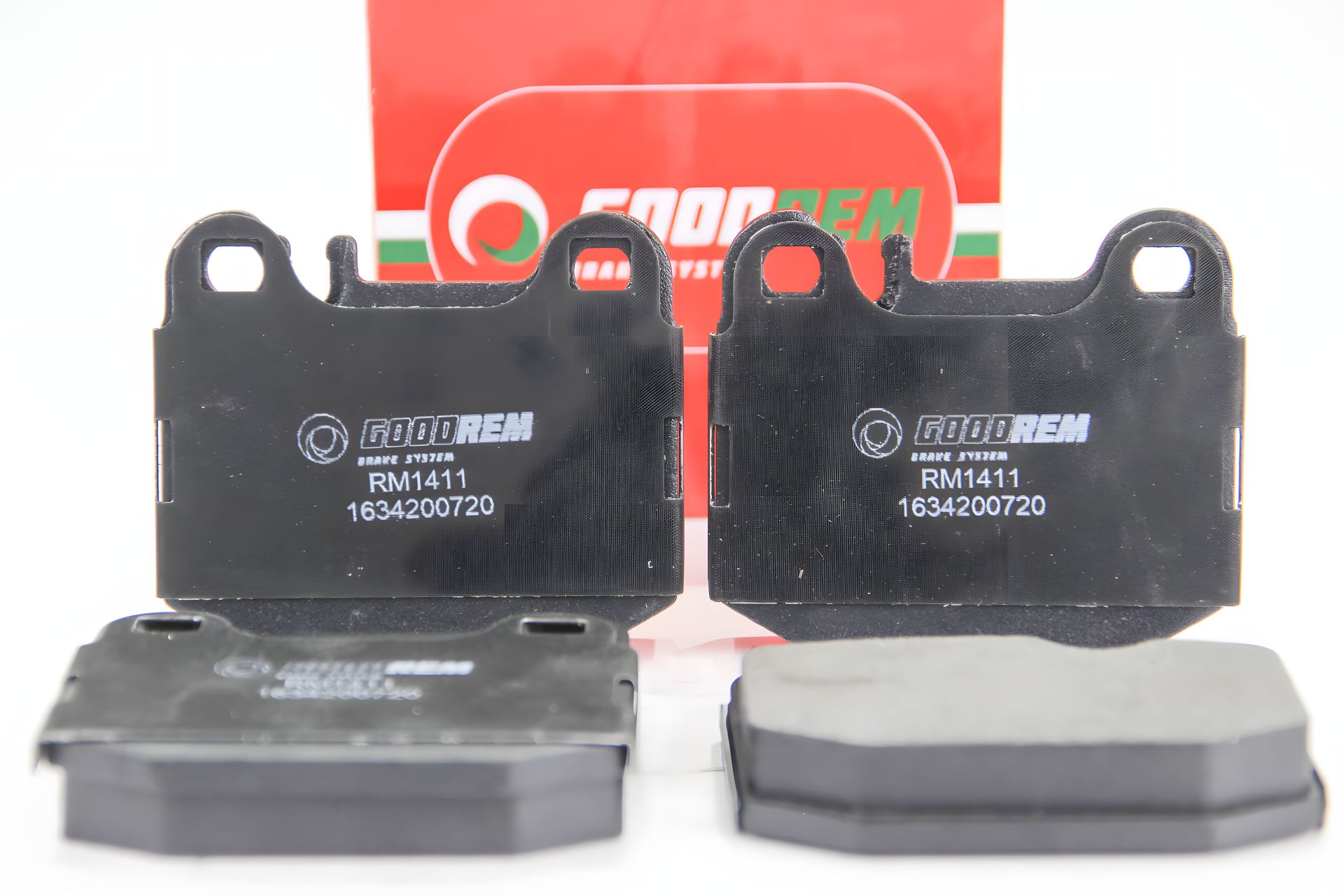 Задні гальмівні колодки для MB M-class (W163) 98-05 (ATE), GOODREM (RM1411) Задні гальмівні колодки для MB M-class (W163) 98-05 (ATE), GOODREM (RM1411)