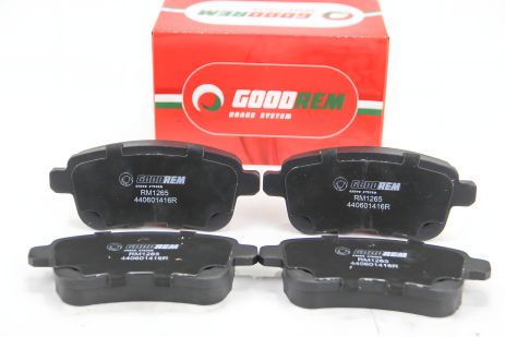 Тормозные колодки задние Megane III/Fluence 08-, GOODREM (RM1265) Тормозные колодки задние Megane III/Fluence 08-, GOODREM (RM1265)