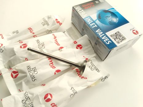 Набор клапанов Aveo 1.6, Lacetti 1.6, AMP азотированных (PCHE007-S-0-N) впускной комплект 4 шт. (96376881/25182287/9689)