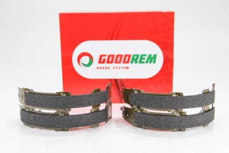 Колодки задні гальмівні Leaf/Tiida/Pulsar/Sentra/Juke/Cube/Qashqai/X-Trail/RAV 4/Koleos 07-, GOODREM (RM1320)