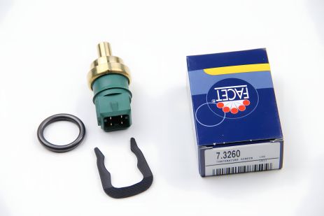 Датчик температуры (синий) VW T5/Golf IV 1.0-2.8 94-15, FACET (73260) Датчик температуры (синий) VW T5/Golf IV 1.0-2.8 94-15, FACET (73260)