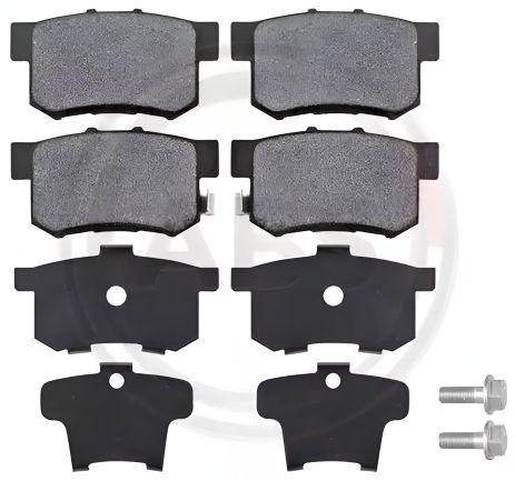 Задні гальмівні колодки для Accord/Civic/CR-V/CR-Z/Integra (93-21), A.B.S. (36712)