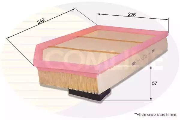 Фільтр повітряний VOLVO XC70, COMLINE (EAF729) Фільтр повітряний VOLVO XC70, COMLINE (EAF729)