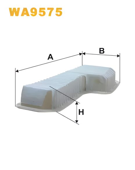 Повітряний фільтр WIX FILTERS (WA9575), TOYOTA MARK, LEXUS IS Повітряний фільтр WIX FILTERS (WA9575), TOYOTA MARK, LEXUS IS