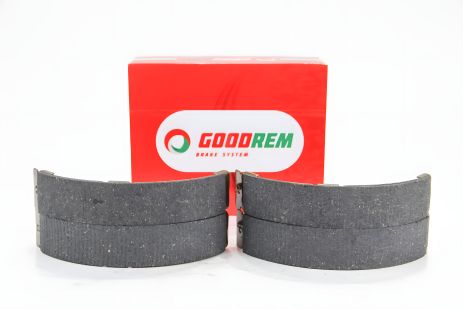 Задні гальмівні колодки Protege/323 98-04, GOODREM (RM1343) Задні гальмівні колодки Protege/323 98-04, GOODREM (RM1343)
