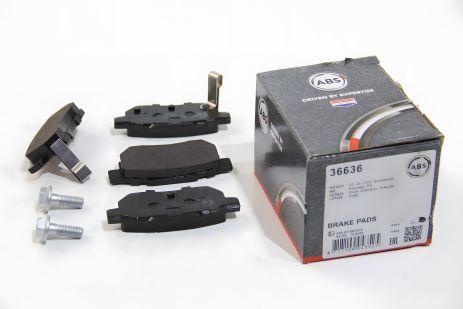 Задние тормозные колодки CDV/City/Civic/Concerto/Jazz (87-15) (ABS 36636), ABS (36636)