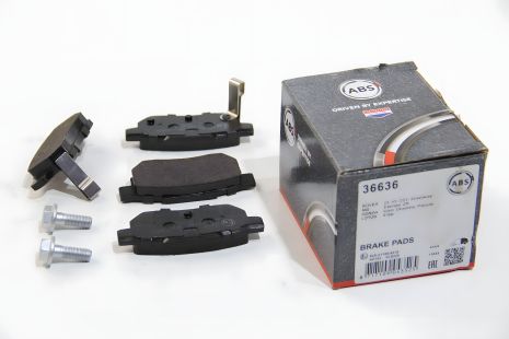 Задние тормозные колодки CDV/City/Civic/Concerto/Jazz (87-15) (ABS 36636), ABS (36636) Задние тормозные колодки CDV/City/Civic/Concerto/Jazz (87-15) (ABS 36636), ABS (36636)