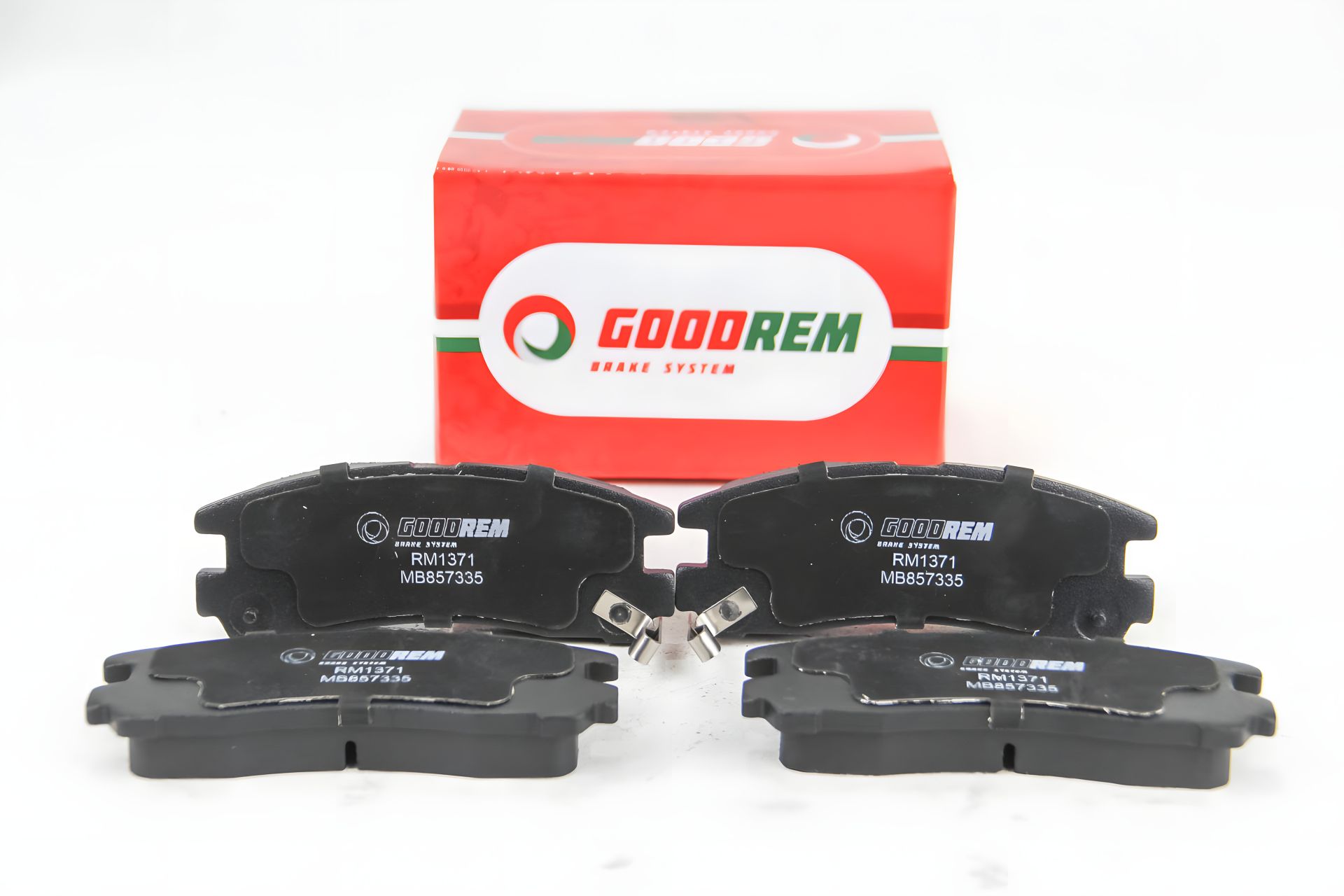 Задні гальмівні колодки для Galant/Pajero, GOODREM (RM1371) Задні гальмівні колодки для Galant/Pajero, GOODREM (RM1371)