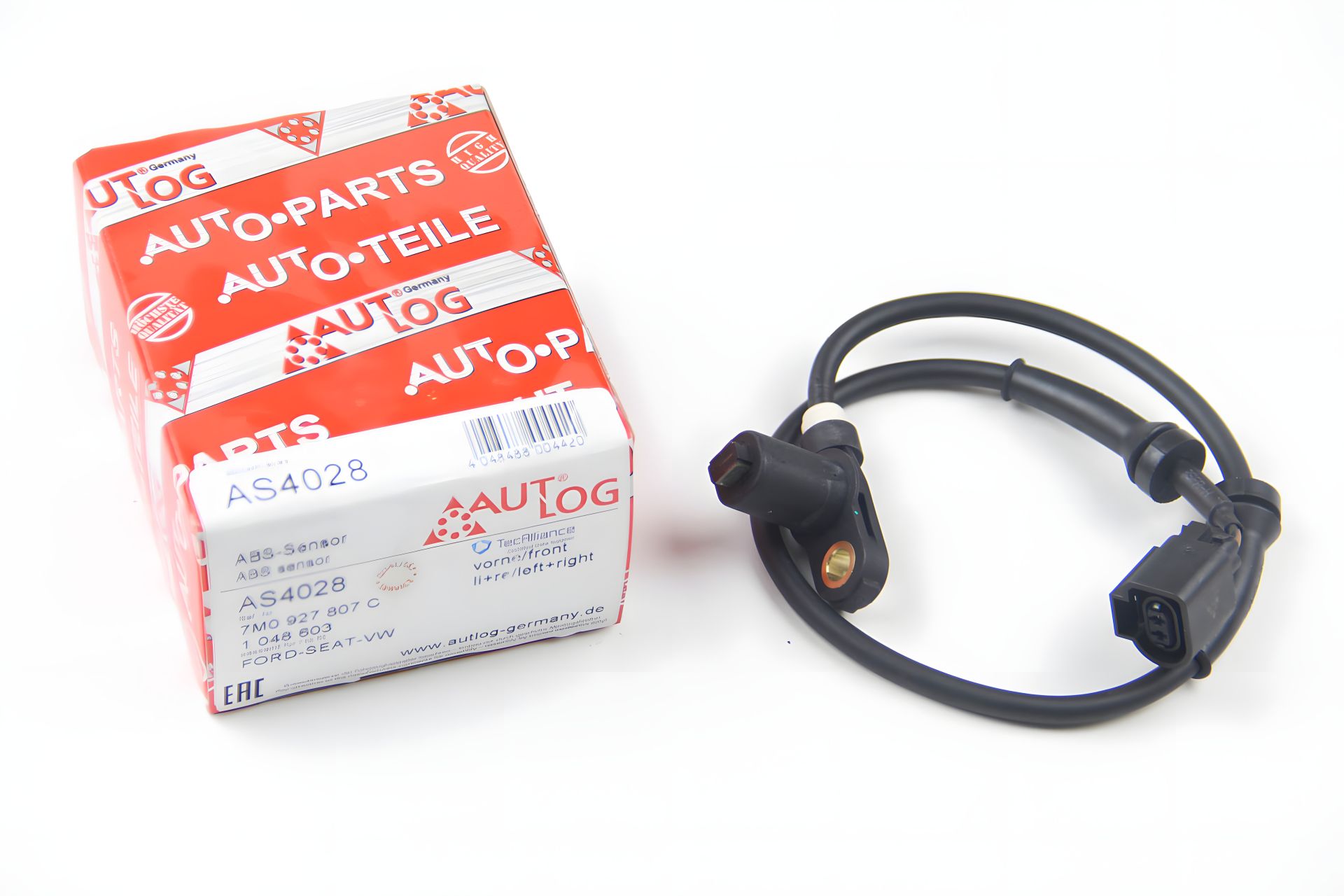 Передній Датчик ABS Sharan/Galaxy/Alhambra 95-10 (485 мм), AUTLOG (AS4028) Передній Датчик ABS Sharan/Galaxy/Alhambra 95-10 (485 мм), AUTLOG (AS4028)