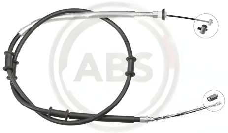 Задний трос ручного тормоза Doblo/Combo 10-Л=Пр. (2182/1898), ABS (K18936)