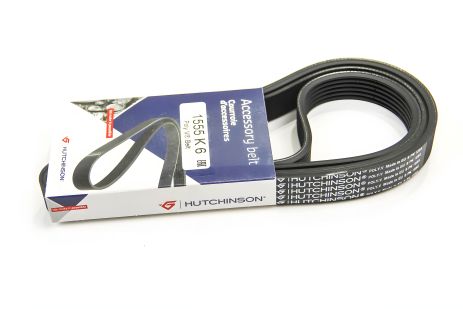 Генераторный ремень 6PK1555 T5 2.0TDI, Hutchinson (1555K6)