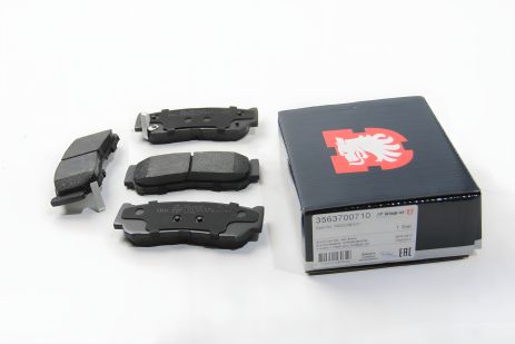 Задние тормозные колодки Hyundai Santa Fe 06-12 (mando) (118,6x47x15,6), JP Group (3563700710)