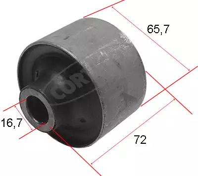Сайлентблок переднього важеля Transit (V184) 00- (задній/великий), CORTECO (80000478)
