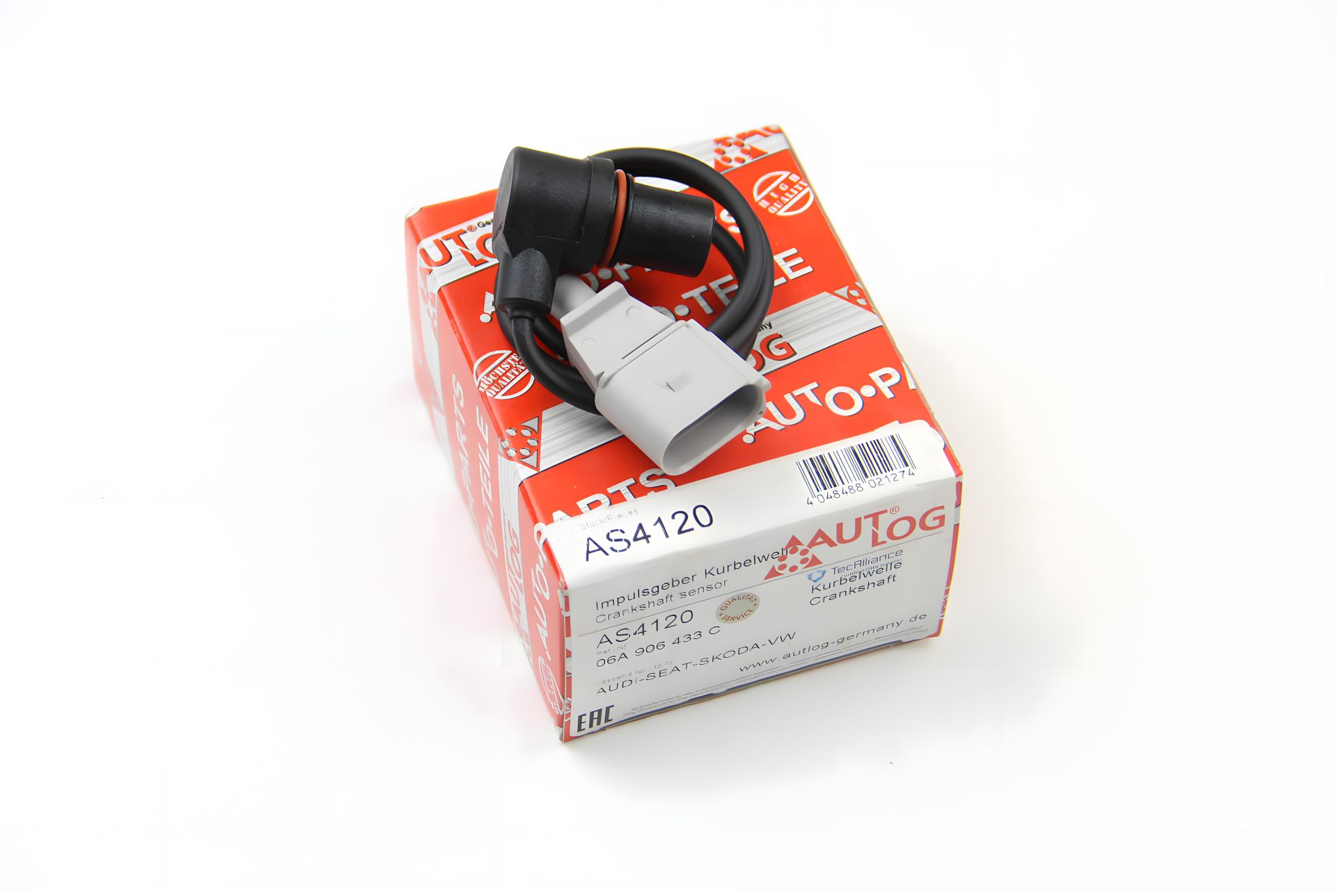 Датчик колінвала для FABIA, OCTAVIA, SUPERB/GOLF IV, PASSAT/Audi A4, A6 1.6-3.2 94-10, AUTLOG (AS4120) Датчик колінвала для FABIA, OCTAVIA, SUPERB/GOLF IV, PASSAT/Audi A4, A6 1.6-3.2 94-10, AUTLOG (AS4120)