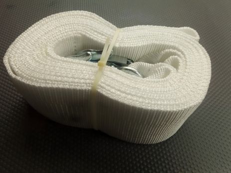 Буксирувальний трос 8т. 5м. Elegant (101 825) з гаками/білий (101825) Буксирувальний трос 8т. 5м. Elegant (101 825) з гаками/білий (101825)