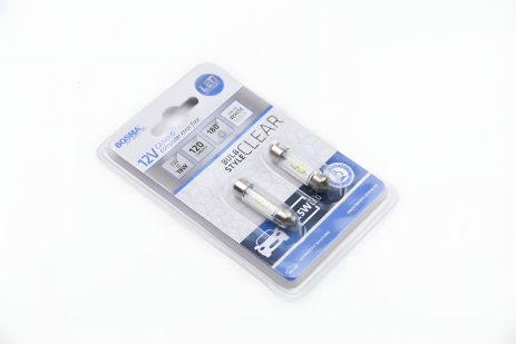 Автолампа SV8,5 12V 1xLED CREE2525, CANBUS (blister 2 шт), BOSMA (6551)