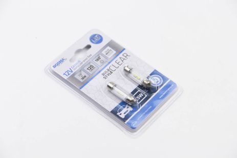 Автоматична начинка SV8.5 12V 1XLED CREE2525 10x36 мм Білий 6000K Полілярний канбус (Blister 2 PC), Bosma