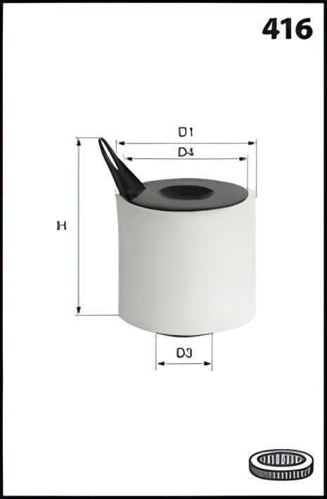 Воздушный фильтр для BMW 1, от MECAFILTER (EL9136) Воздушный фильтр для BMW 1, от MECAFILTER (EL9136)