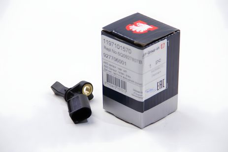 Датчик ABS задній для Polo 01-/Fabia 99-08/Cordoba/Ibiza 02- Л., JP Group (1197101570)