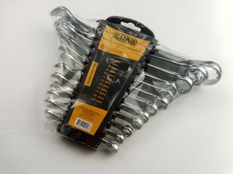 Набір ключів СИЛА (201039) 12 шт. (6-22) у пластиковій упаковці Набір ключів СИЛА (201039) 12 шт. (6-22) у пластиковій упаковці