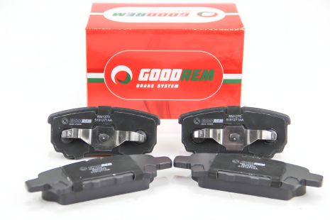 Задние тормозные колодки для MITSUBISHI LANCER и JEEP PATRIOT (2002-), GOODREM (RM1275)