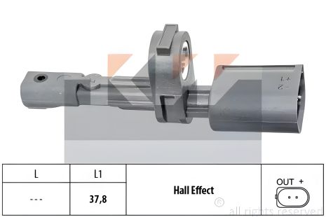 ABS датчик LEON CUPRA, MAN TGE, SKODA OCTAVIA, KW (460134)