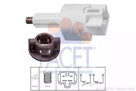 Выключатель стоп-сигнала Avensis 03-08/Camry 06-11/Corolla 06-/Citroen C1 04-, FACET (71212)