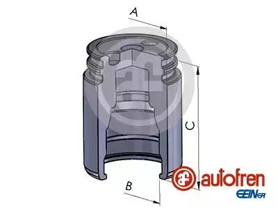 Поршень суппорта (Ø38mm L50mm) Citroen C5 Iii Focus C-Max, Focus Ii, AUTOFREN (D025251)