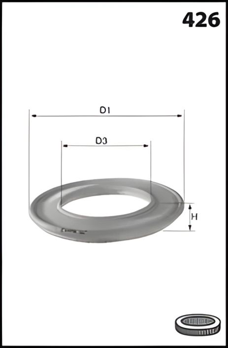 Преміальний повітряний фільтр BMW 7, MERCEDES-BENZ СЕДАН, MECAFILTER (EL3181)