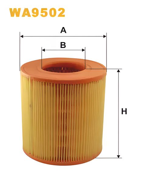 Повітряний фільтр AUDI A6, WIXFILTRON (WA9502) Повітряний фільтр AUDI A6, WIXFILTRON (WA9502)